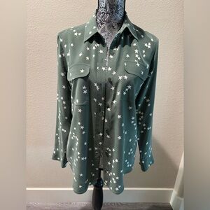 Equipment 100% silk blouse